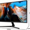 Monitor UHD Samsung 32", 4K, HDMI, Display Port, Freesync, Preto, Série UJ59 | .br - Image 10