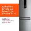 Geladeira Frost Free Brastemp Inverse 447 litros Inox - BRE57FK 220v - Image 4