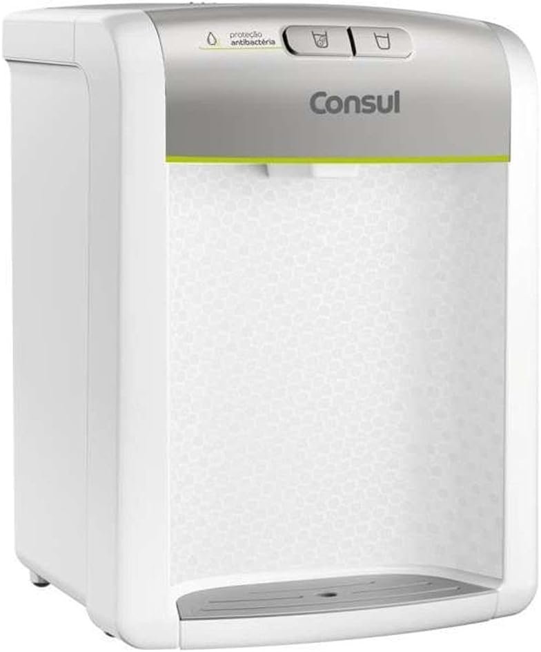 Purificador de água Consul Prata refrigerado, com proteção antibactérias - CPB34AS Bivolt 3 51kcMdPqVRS. AC SL1000
