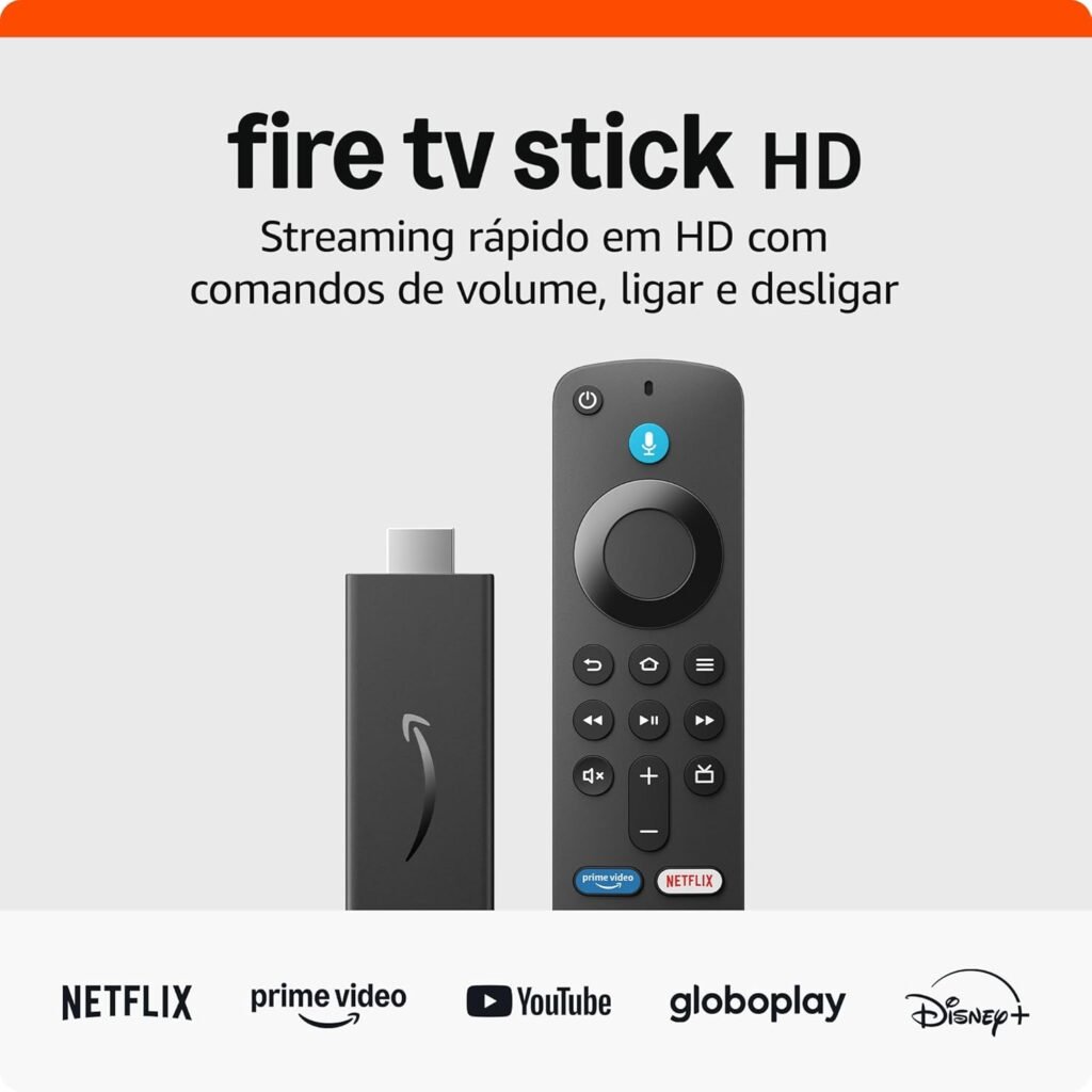 Fire TV Stick HD | Com controle remoto por voz com Alexa (inclui comandos de TV), controles de casa inteligente e streaming em HD 2 Fire TV Stick HD