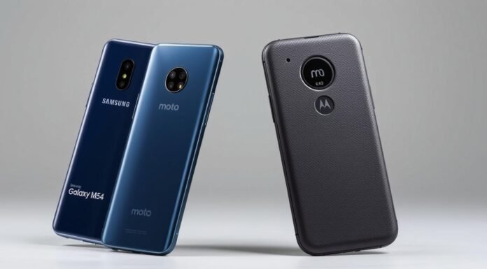 Celular Samsung Galaxy M54 vs Moto E40: Qual a Diferença? Celular Samsung Galaxy M54 vs Moto E40: Qual a Diferença?