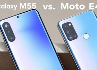 Celular Samsung Galaxy M55 vs Moto E40: Qual a Diferença? Celular Samsung Galaxy M55 vs Moto E40: Qual a Diferença?