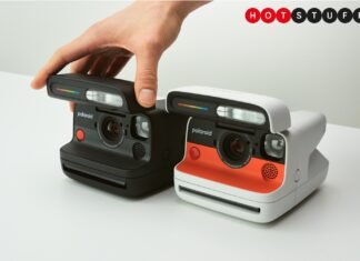 O flip polaroid tem um truque de foco inspirado na natureza bacana