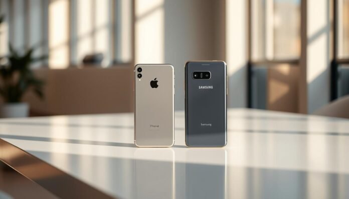 Qual é melhor, iPhone ou Samsung