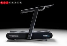 A corrida Wahoo Kickr faz parecer que você está correndo para fora